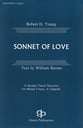 Sonnet of Love SATB choral sheet music cover